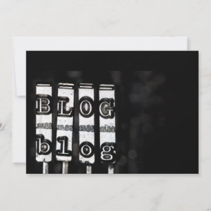 Skriptskript för skrivmaskin för blogg