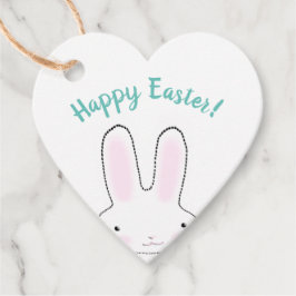 Skriptskript för söt Påskhare i glad påsk-anpassni Gåvor Etiketter