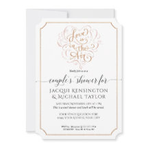 Skriptskript Kärlek i Ro Guld i Luft, par Shower