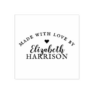 Skriptskript Namn & typografi gjord med Kärlek Hea Stämpel