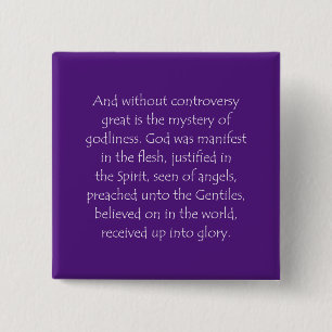 Skriptsoffert 1 Timothy 3 16 Knapp