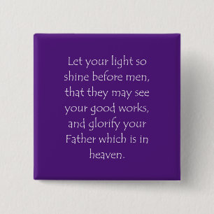 Skriptsoffert Matthew 5 16 Knapp