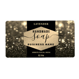 Skriptsoftetikett för modern elegant gnistra fraktsedel