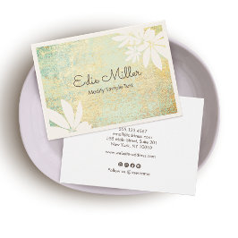 Skriptteckensnitt för Blommigt av Abstrakt i moder Visitkort