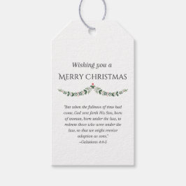 Skripttematiska Juletiketter Presentetikett