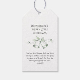 Skripttematiska Juletiketter Presentetikett