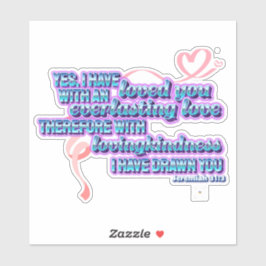 Skripttikett Klistermärken