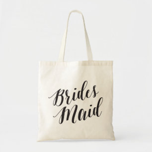 Skripttot Bridesmaid Tygkasse