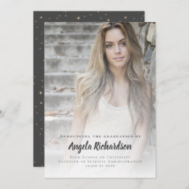 Skripttypsfoto för modern Studenten Elegant Meddelande