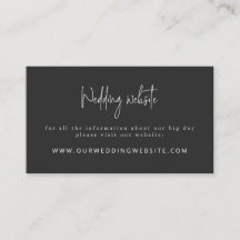 Skripttypsmodern svart och vit Bröllop webbplats