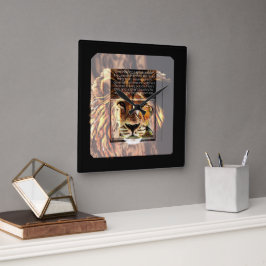 Skriptur Bilder 01 Fyrkantig Klocka