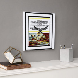 Skriptur Bilder 03 Fyrkantig Klocka