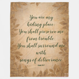 Skripturavbildning Fleecefilt