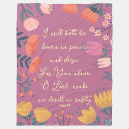 Skripturavbildning Fleecefilt