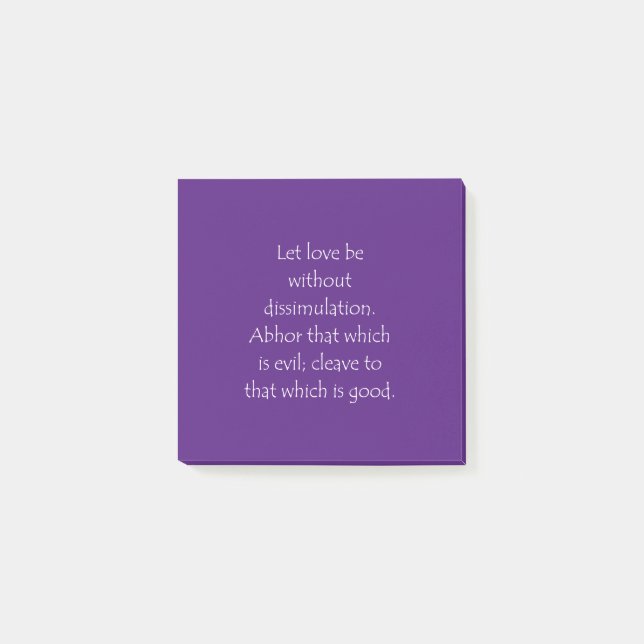 Skripturcitattromer 12 9 post-it block (Framsida)