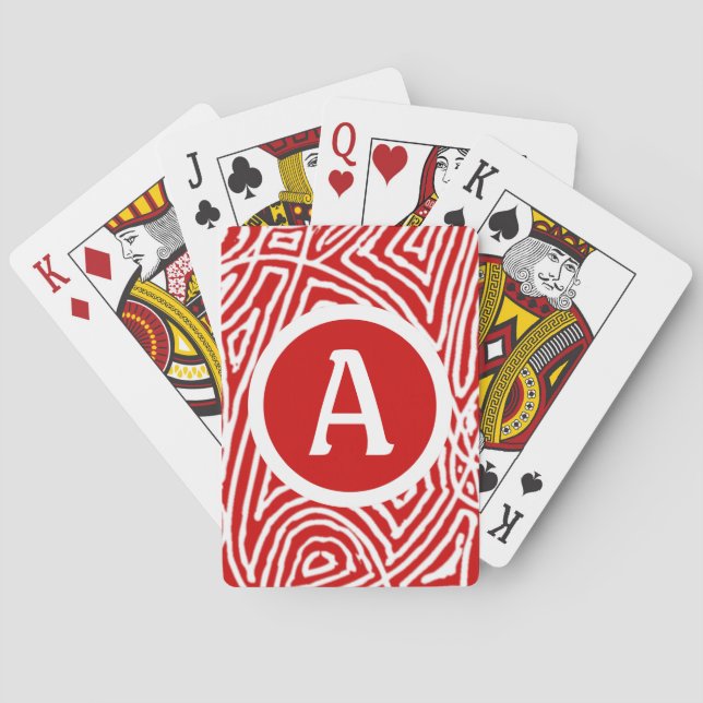 Skriptutskrifter initialt casinokort (Baksidan)