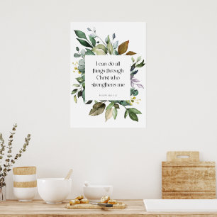 Skriptväggskonst   Filippinerna 4:13 Poster