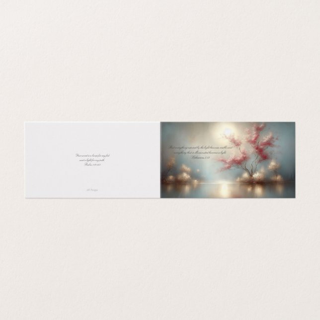 Skriptverser, uppmuntran - mappat kort (Utsida ovikt)