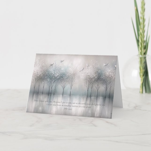 Skriptverser, uppmuntrande tack för ditt kort (Framsida)