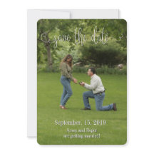 Skriptvit teckensnitt Spara datum