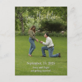 Skriptvit teckensnitt Spara datum Meddelande Vykort