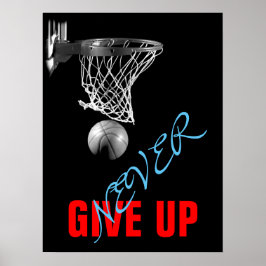 Skriv aldrig ut basketboll för Ge Poster