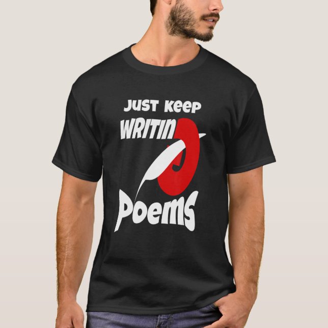 Skriv bara Behållor T Shirt (Framsida)