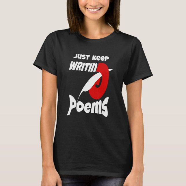 Skriv bara Behållor T Shirt (Framsida)