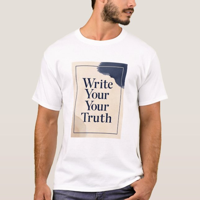 Skriv Din Sanning alternativ 3 T Shirt (Framsida)