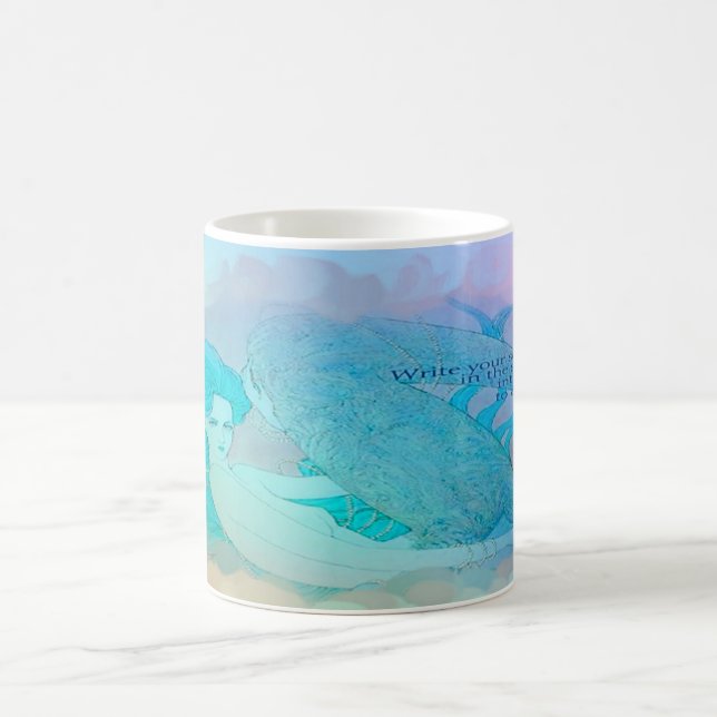 Skriv dina hemligheter i sanden kaffemugg (Center)