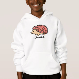 skriv ditt namn på denna rosa igelkott t shirt