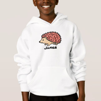 skriv ditt namn på denna rosa igelkott t shirt