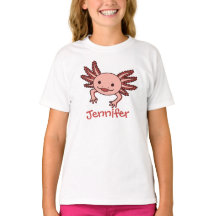 skriv ditt namn på denna söta Axolotl