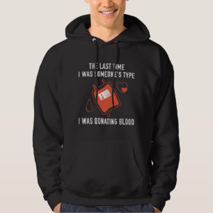 Skriv Donatorblod Hoodie