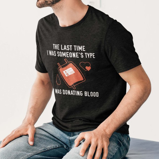 Skriv Donatorblod T Shirt (Skapare uppladdad)