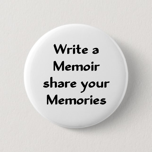 Skriv en Memoir Knapp (Framsida)
