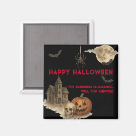 Skriv if you Dare - Spooky Haunween House Magnet