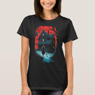 Skriv in den avbrutna mansionsskyn Halloween T Shirt