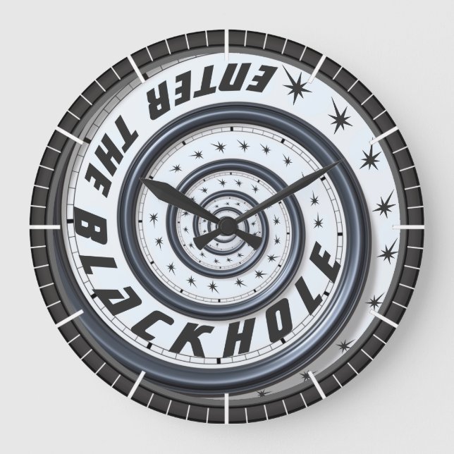 Skriv in det svart hål stor klocka (Framsida)