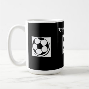 Skriv in fotbollsbilden Stil Classic för Anpassnin Kaffemugg
