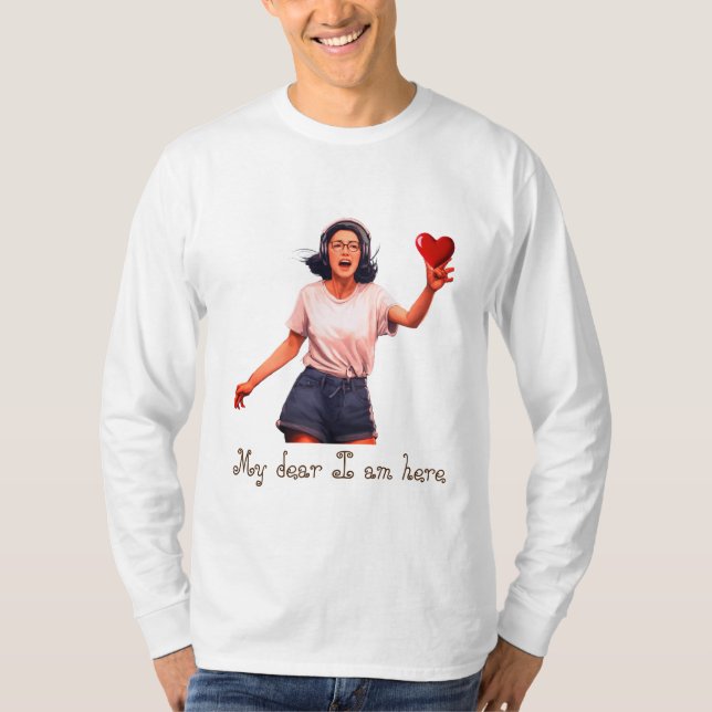 Skriv in meddelandekoden t shirt (Framsida)