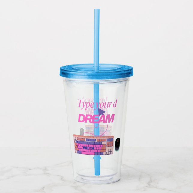 Skriv in min framtid take away mugg (Framsida)