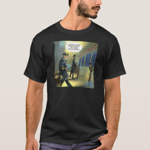 Skriv inte och Titanic Roligt T Shirt