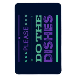 Skriv Lila Chore-påminnelse Magnet