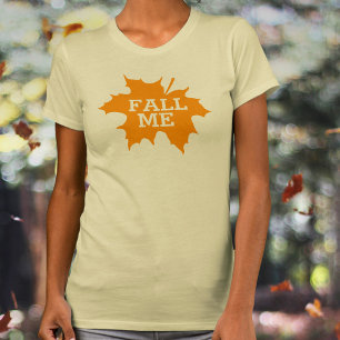 Skriv löv-slogan t-shirt
