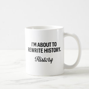 Skriv om historien kaffemugg