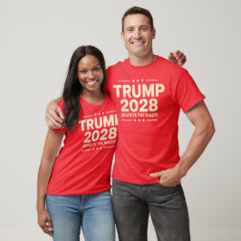 Skriv om Regler Patriotic, Trump 2028 T-Shirt