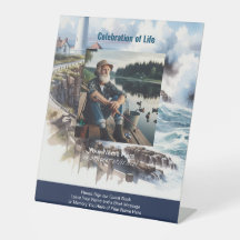 Skriv under Guest Bok Pedestal-tecken