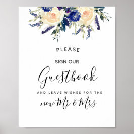 Skriv under vår gästbok poster