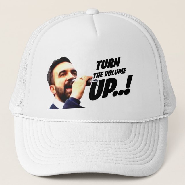 Skriv Upp Volymen - Zohran Mamdani  Keps (Framsida)